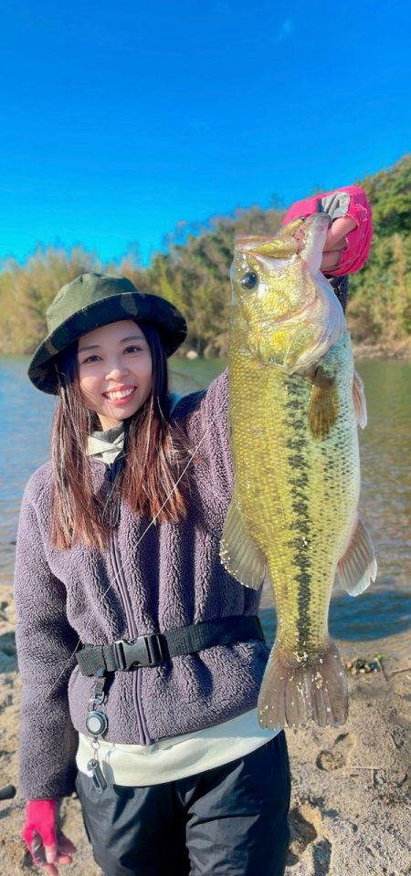 初バス2匹get🐟