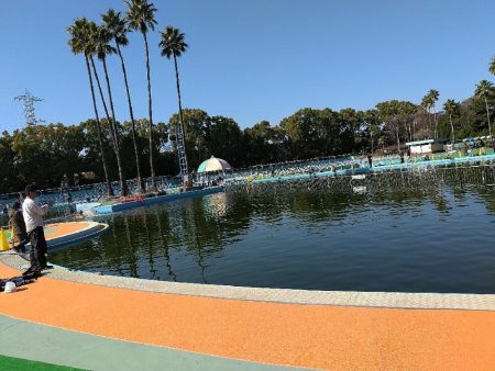 久宝寺の市民プールで☆