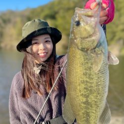 初バス2匹get🐟