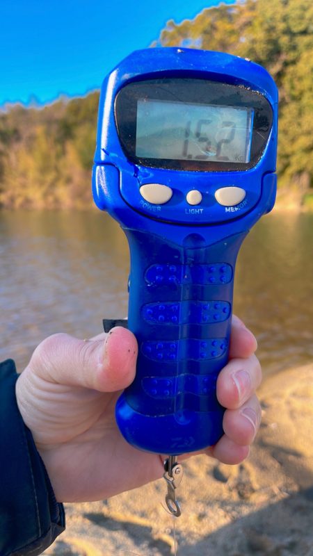 初バス2匹get🐟