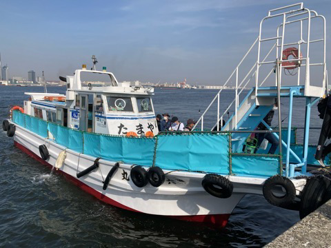 今年初の沖堤は・・・