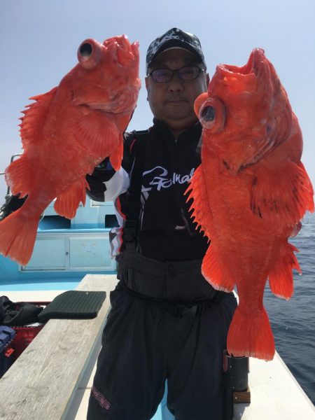 アコウダイ釣り　駿河湾　深海魚漁師の遊漁船　大宝丸