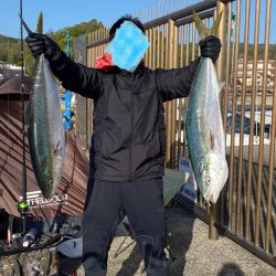 遂に念願の陸っぱりブリ！！