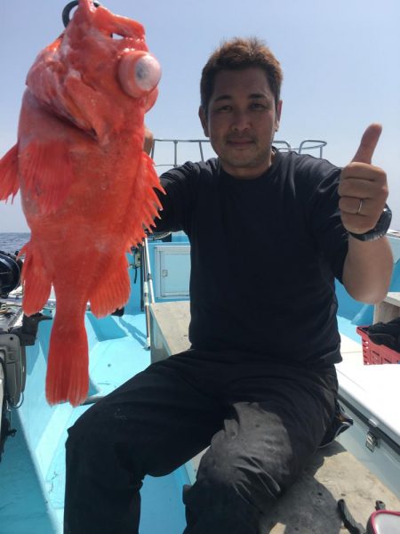 アコウダイ釣り　駿河湾　深海魚漁師の遊漁船　大宝丸