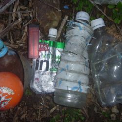 清掃活動：さらに増水