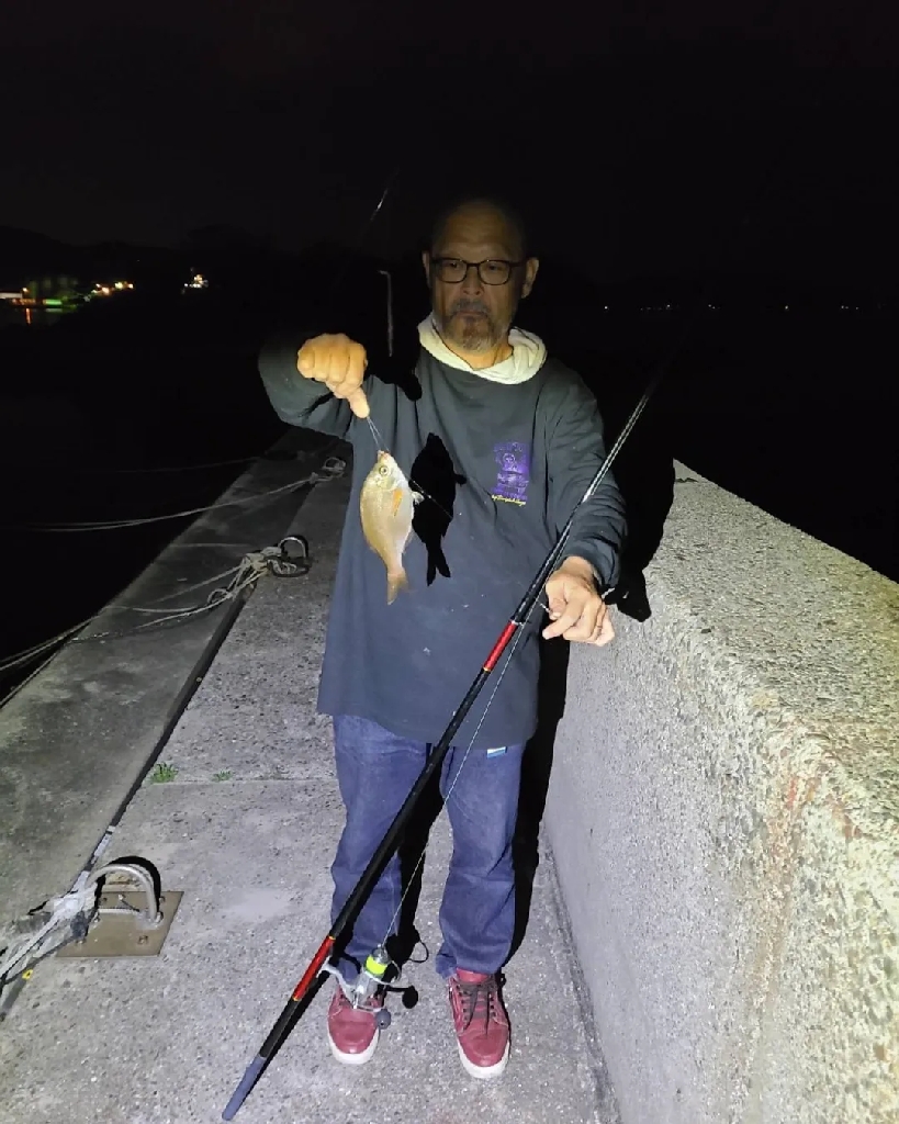 帰省中の魚釣り