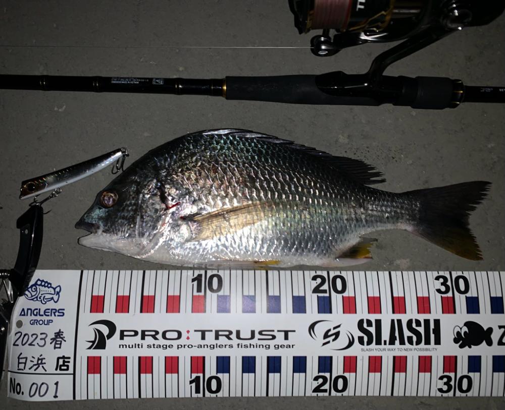 ２投目ヒット！