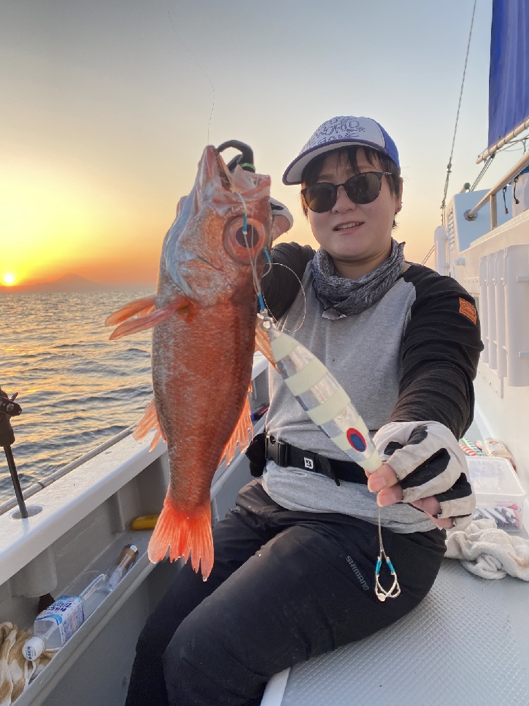 中深海アカムツ釣り