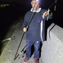 帰省中の魚釣り