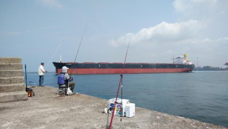 播磨新島のキス釣査