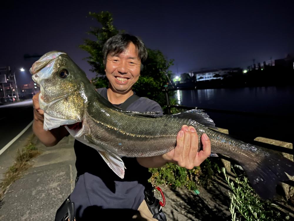 初シーバス❗️