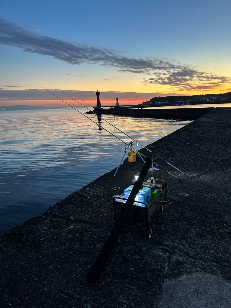 投げ釣り、キス釣り