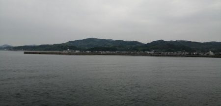 大雨の前にアナゴ！