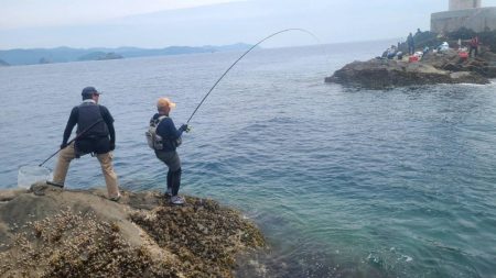 和歌山大引の磯でフカセ釣り