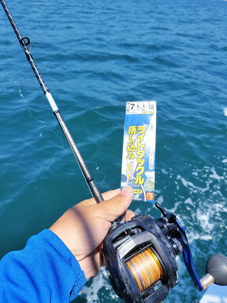 タイラバと落とし込みで