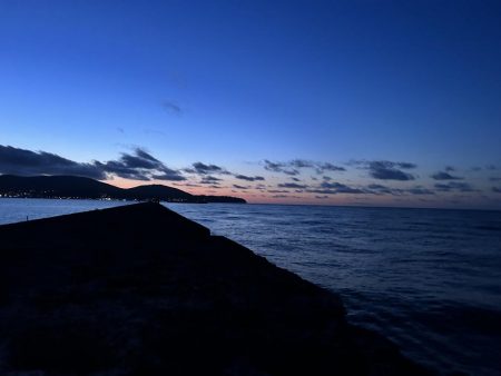 小樽港南防波堤でカレイ!!