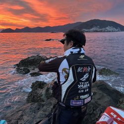 和歌山大引の磯でフカセ釣りのはずが・・