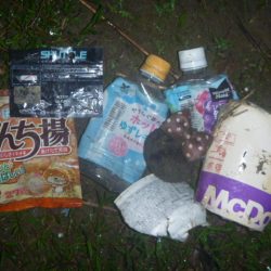 清掃活動：雨バス