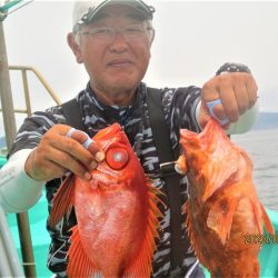 キントキ、鬼カサゴ　釣れました(^_-)-☆