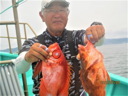 キントキ、鬼カサゴ　釣れました(^_-)-…