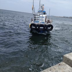 2番船でタコ釣り