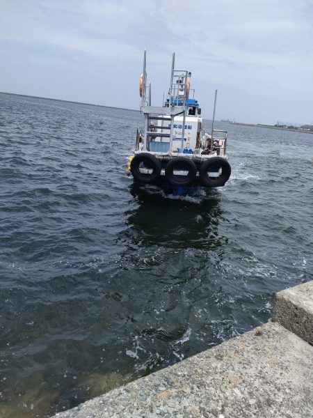 2番船でタコ釣り