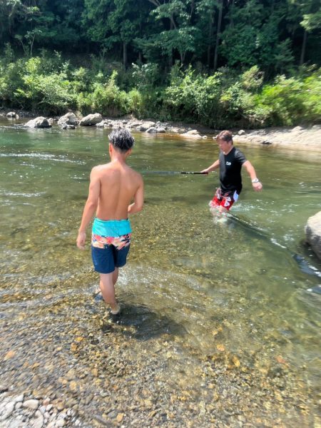 和歌山有田川でテナガエビ