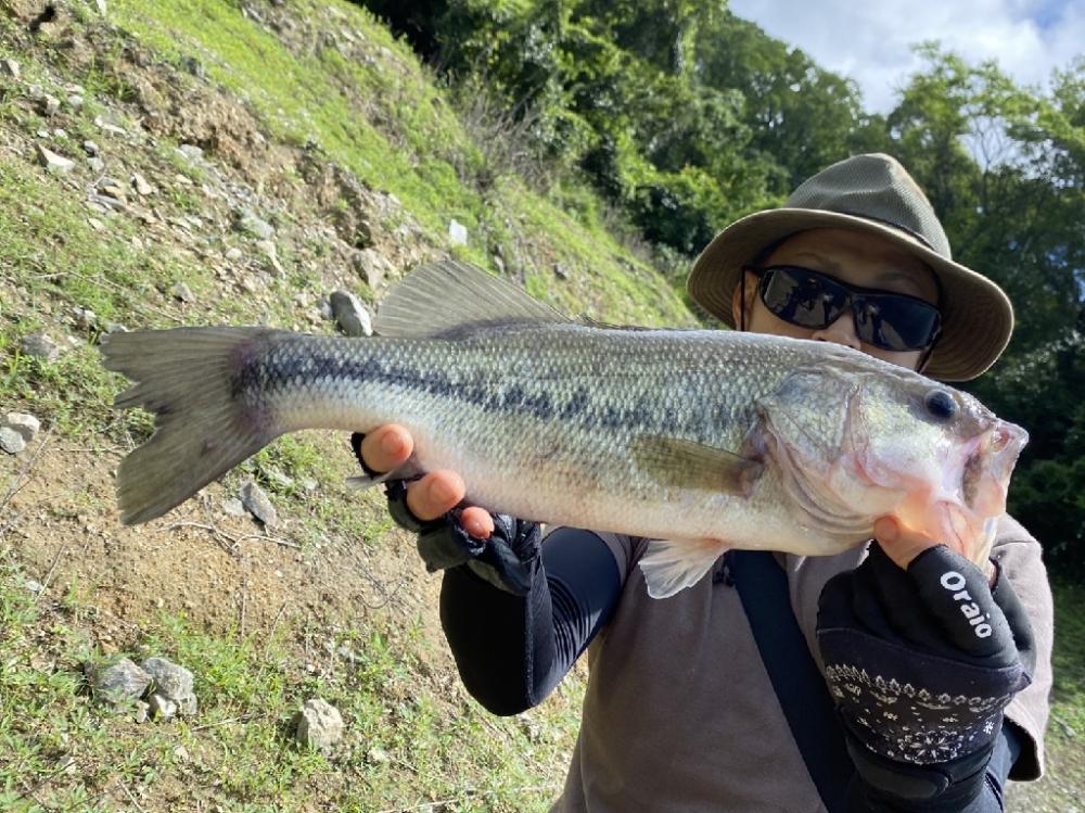 一庫ダム初バスゲット