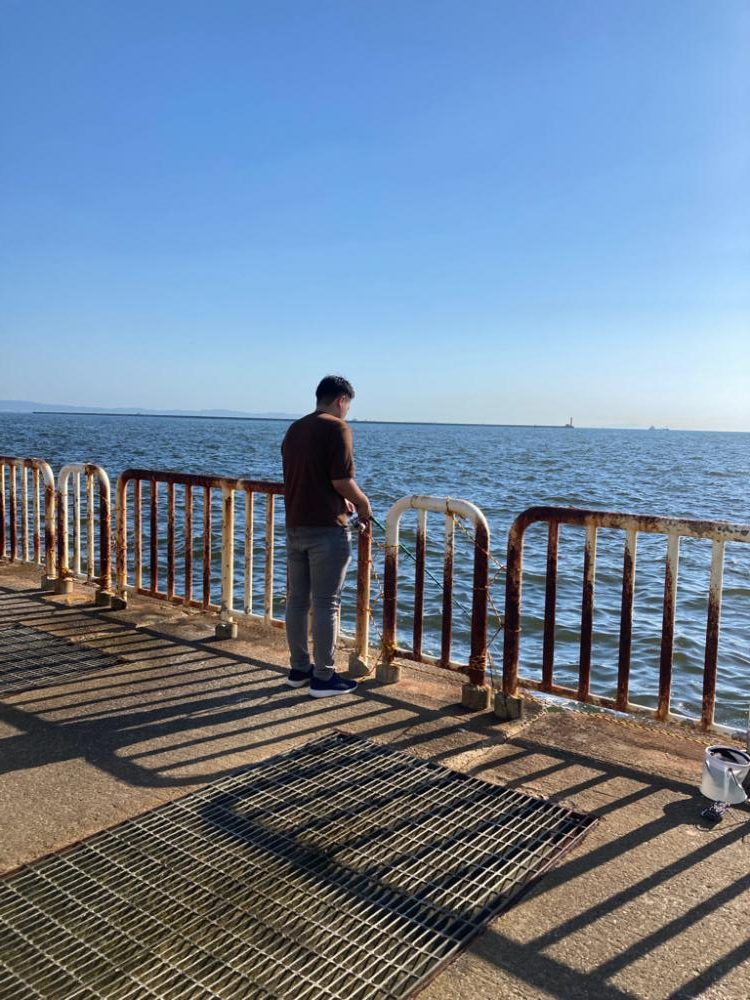 息子とサビキで