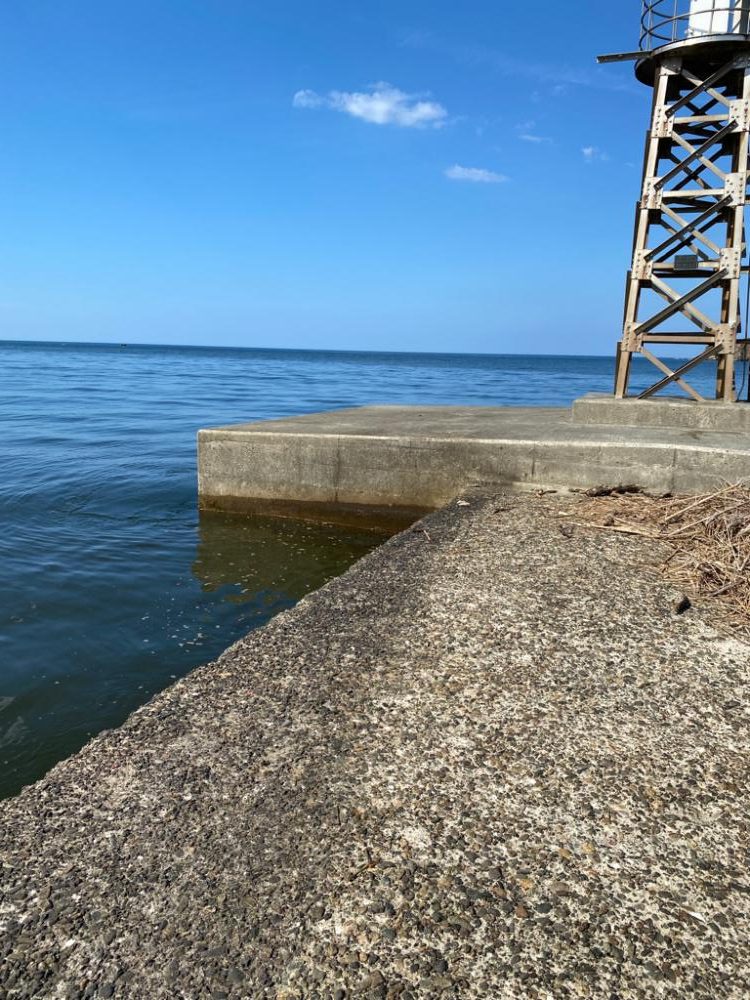 猛暑の中のショアジギング