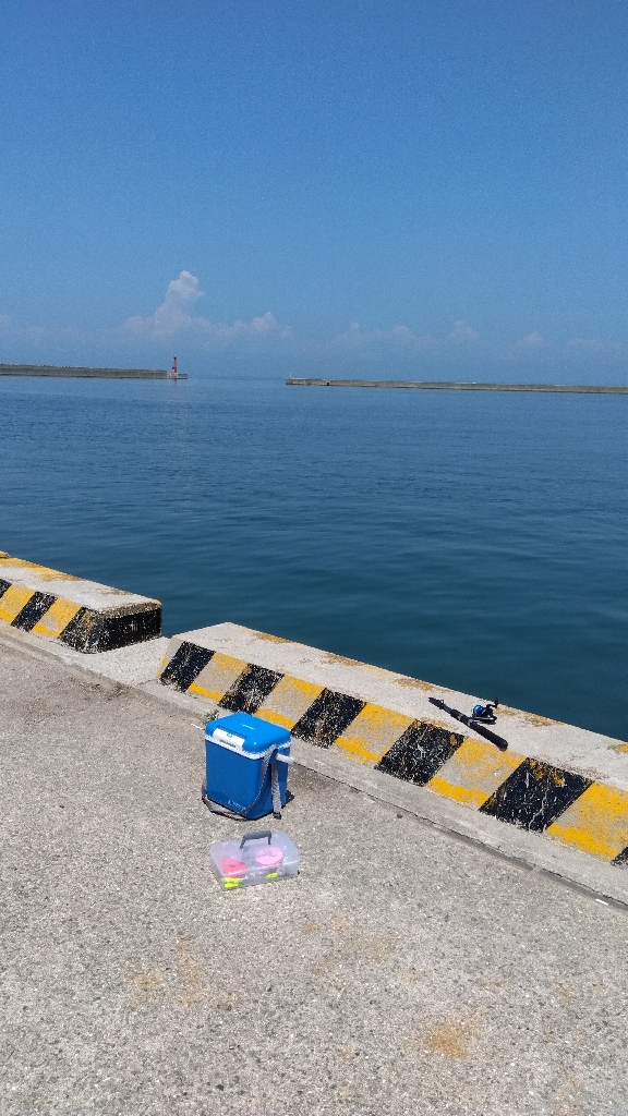 都志港のキス釣り