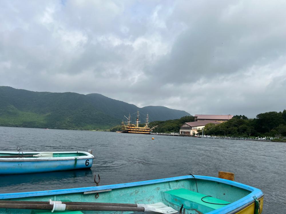 芦ノ湖、夏ワカサギ