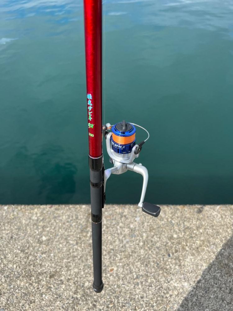 初めて釣りました。