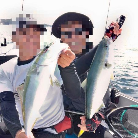 ボートフィッシングにて