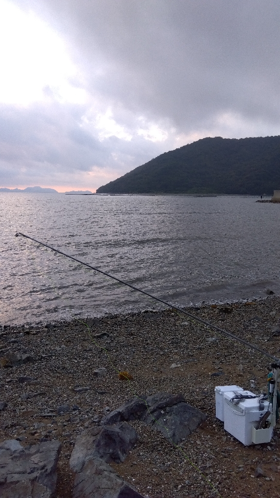 日生古池の投げ釣り