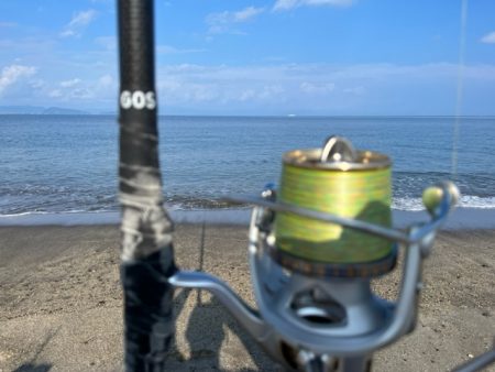 錦江町で投げ釣り