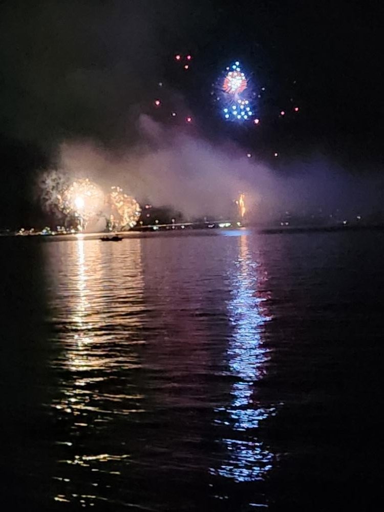 花火とアジング