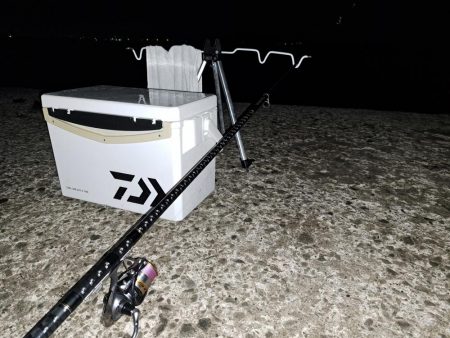 台風あとの濁りを攻める