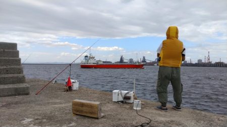 暴風の播磨新島釣行