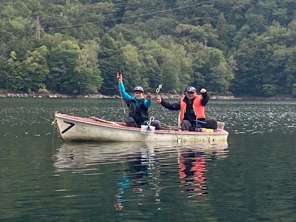 ワカサギ検体採取