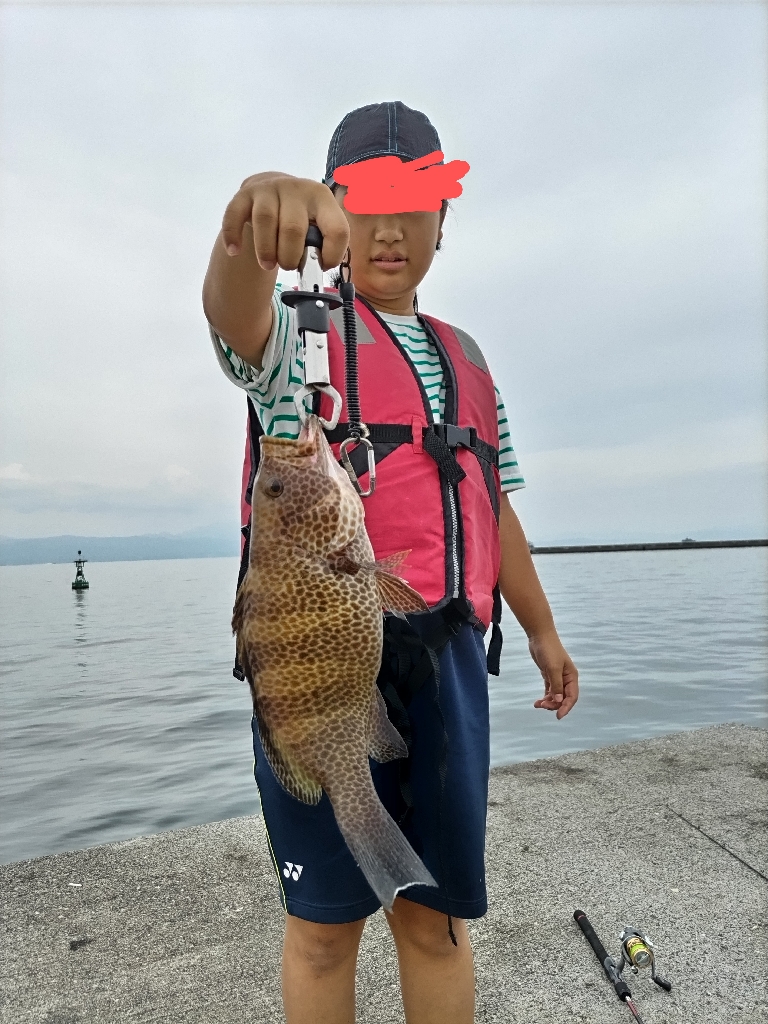 カワハギとオオモンハタ釣れました!