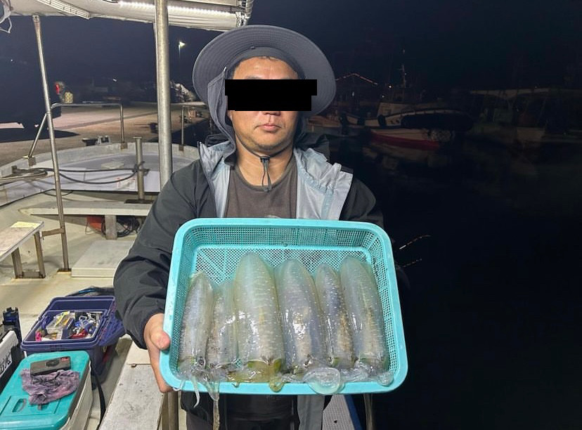 鯛andイカリレー