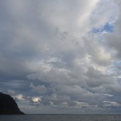 曇り空の下は若潮