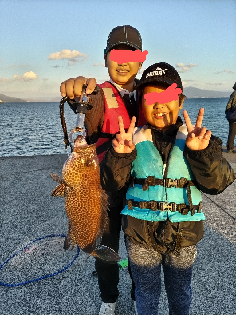 オオモンハタとデッカサゴ!