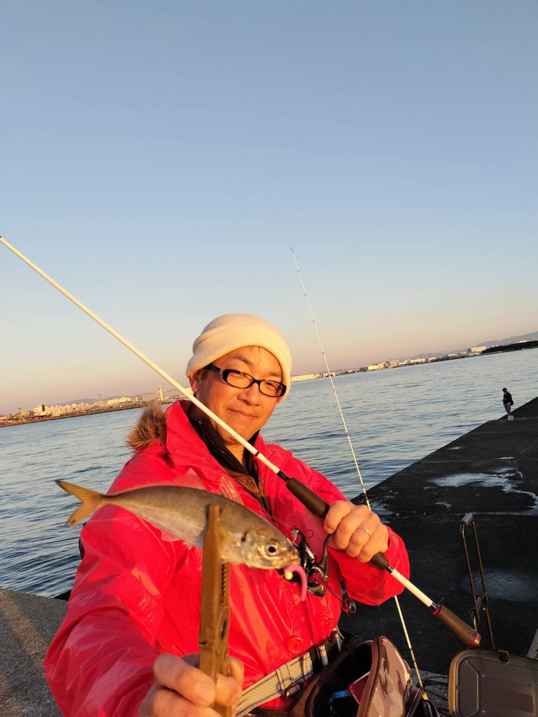 アジングでデカあじ狙い in 関電波止