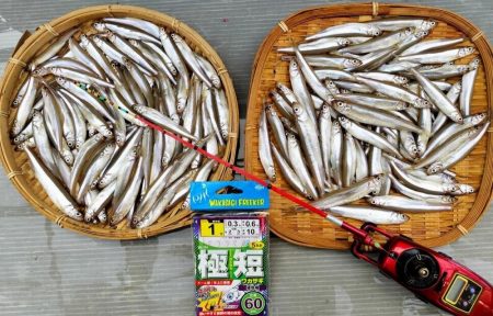 諏訪湖ド－ム船 ワカサギ釣り！