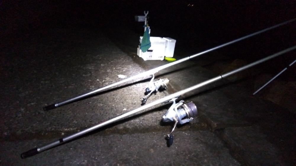 苅屋海岸の投げ釣り