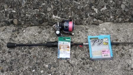 ミカンのついでにアジ釣り