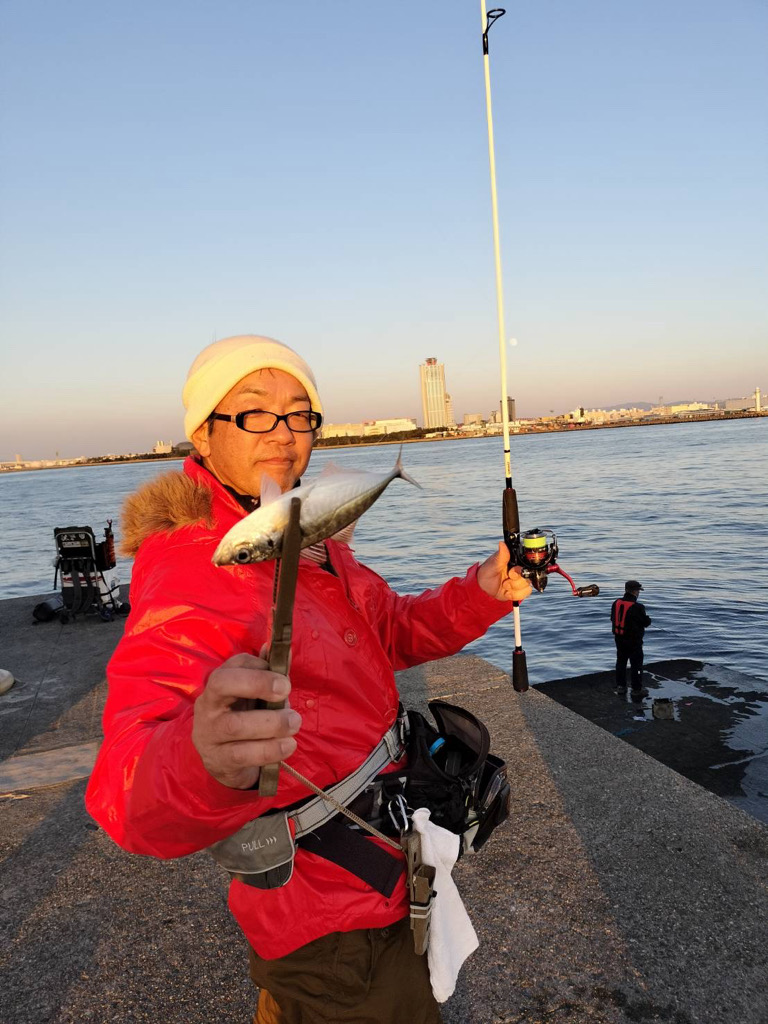 アジングでデカあじ狙い in 関電波止