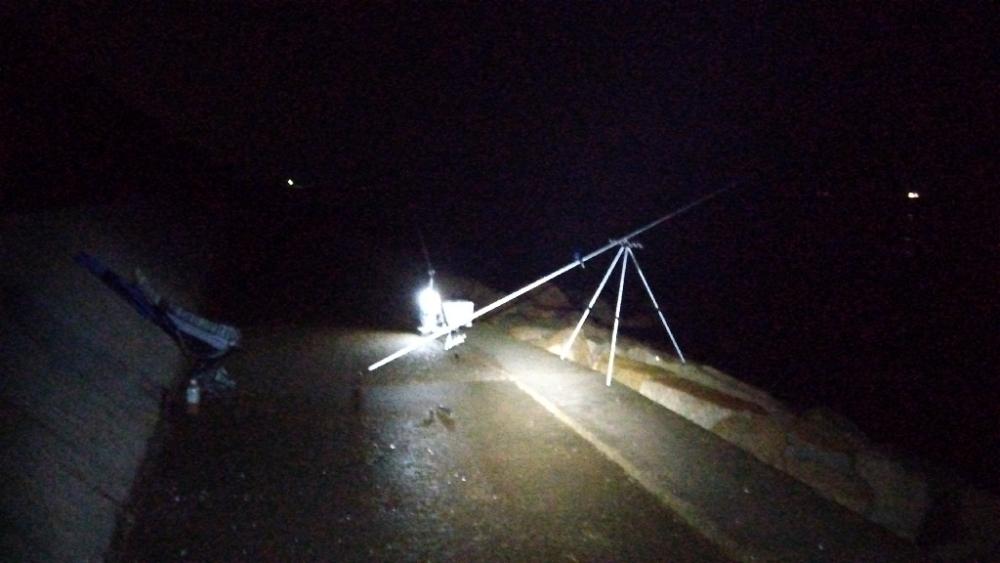 苅屋海岸のキス釣りる